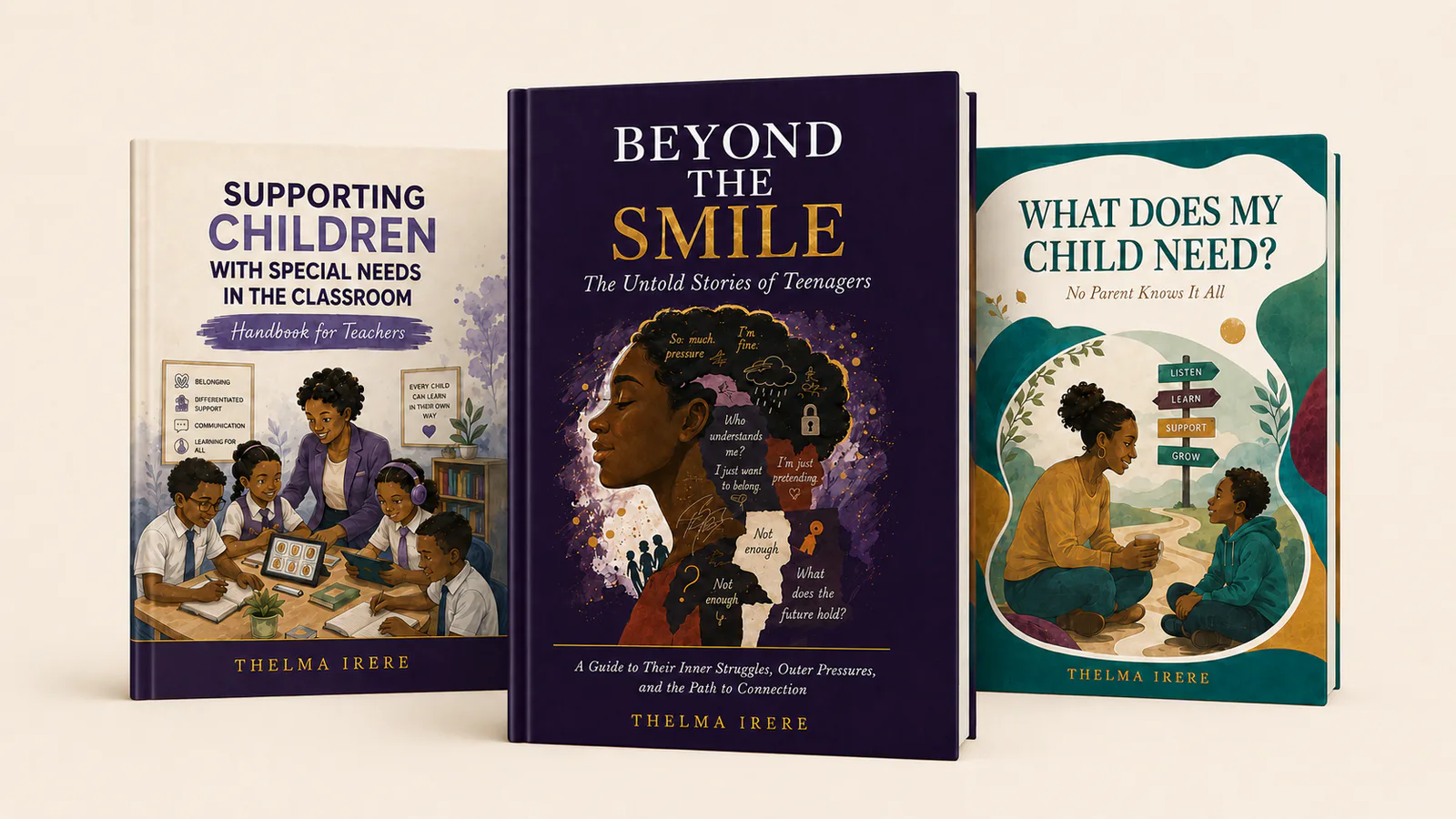 Three books by Thelma Irere